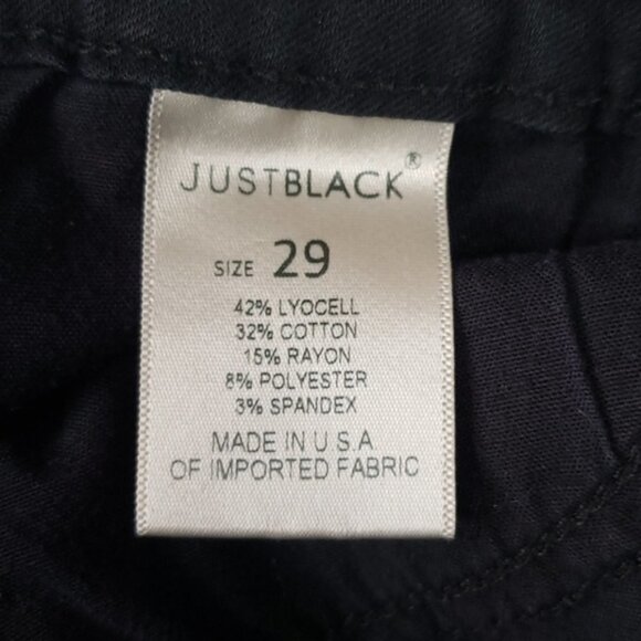 Just Black Mid Rise Ankle Skinny Jeans - Picture 8 of 9